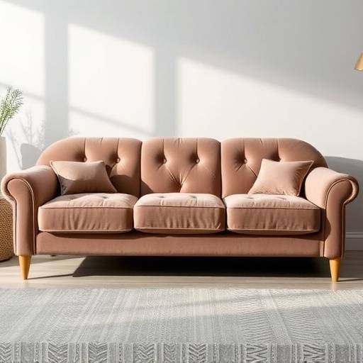 The Austin Dreamer: A plush, three-seater sofa with deep cushions and a modern design